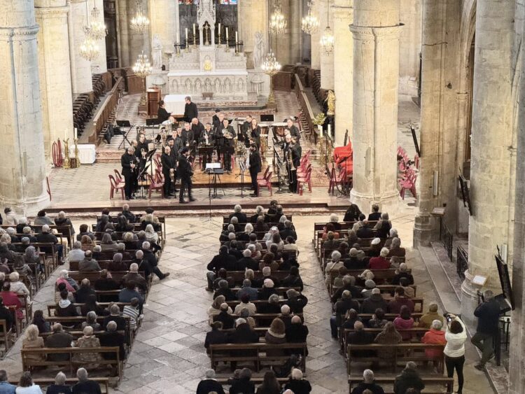 Le Garonne Brass Band en concert à Lectoure