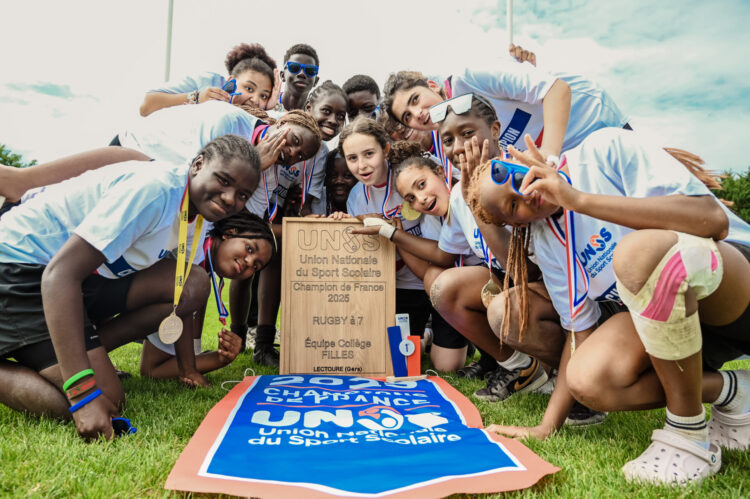 Championnat de France de rugby féminin à 7 niveau collège&nbsp;: Aubervilliers est vainqueur