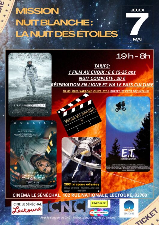 La nuit des étoiles au cinéma