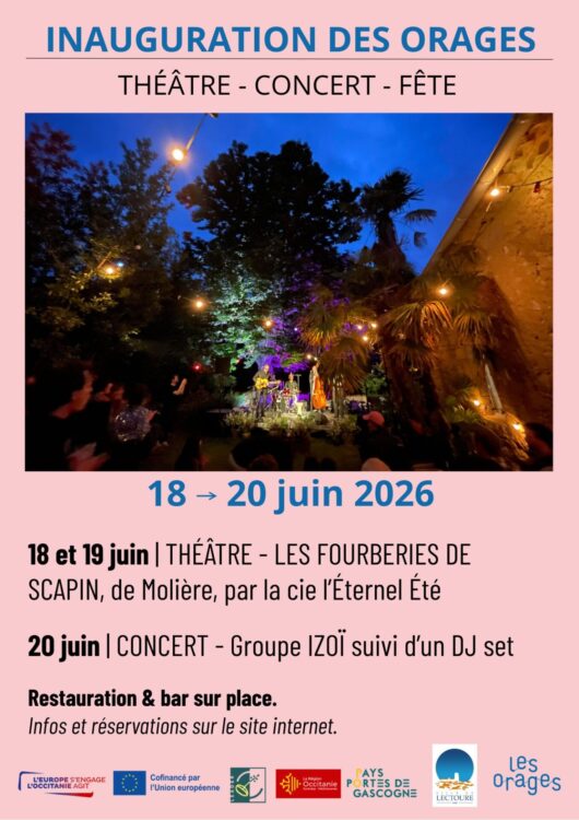 Inauguration des Orages à Lectoure