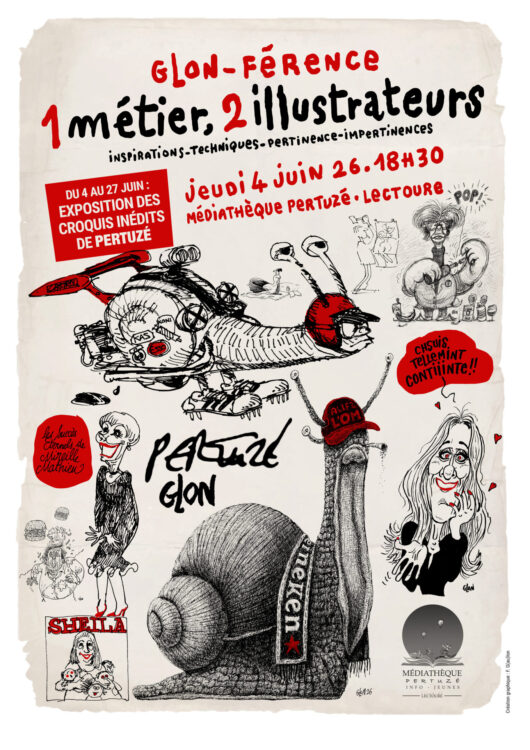 Exposition des croquis inédits de Pertuzé