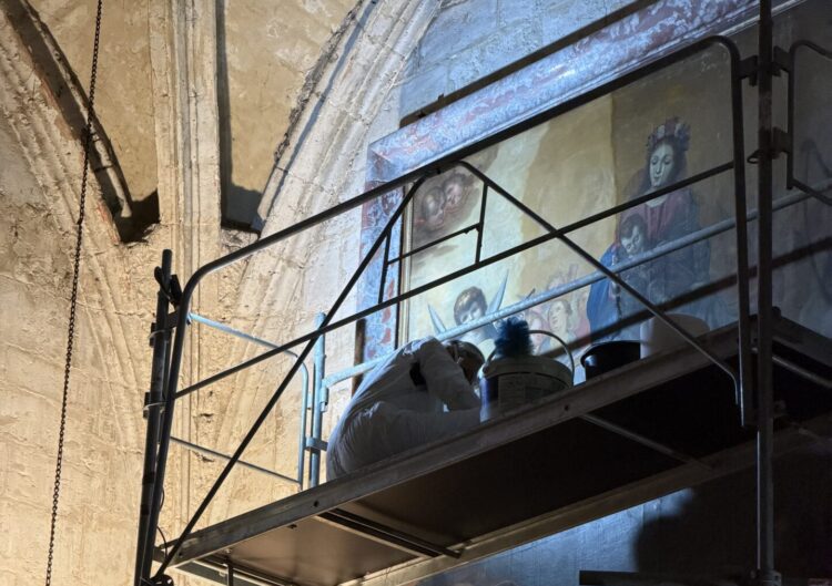 La restauration de L’Apothéose de Gervais et Protais a commencé