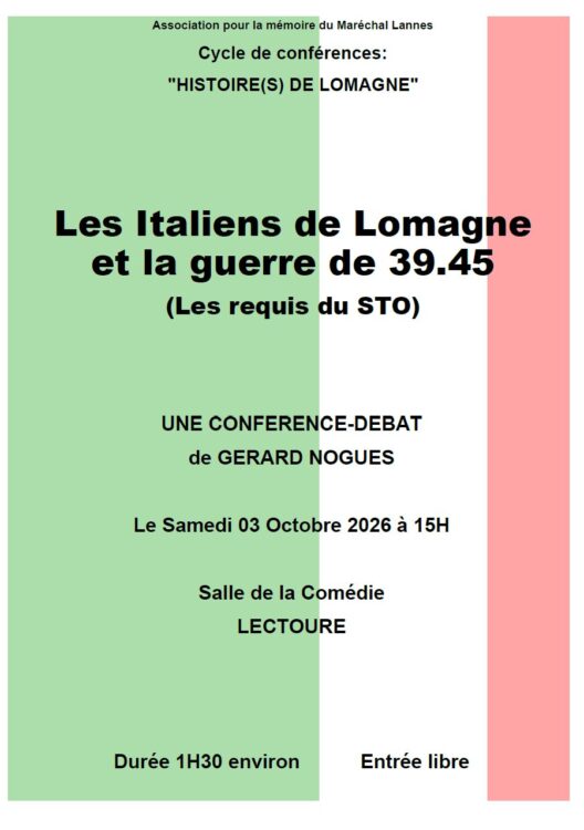 Les Italiens de Lomagne et la guerre de 39.45